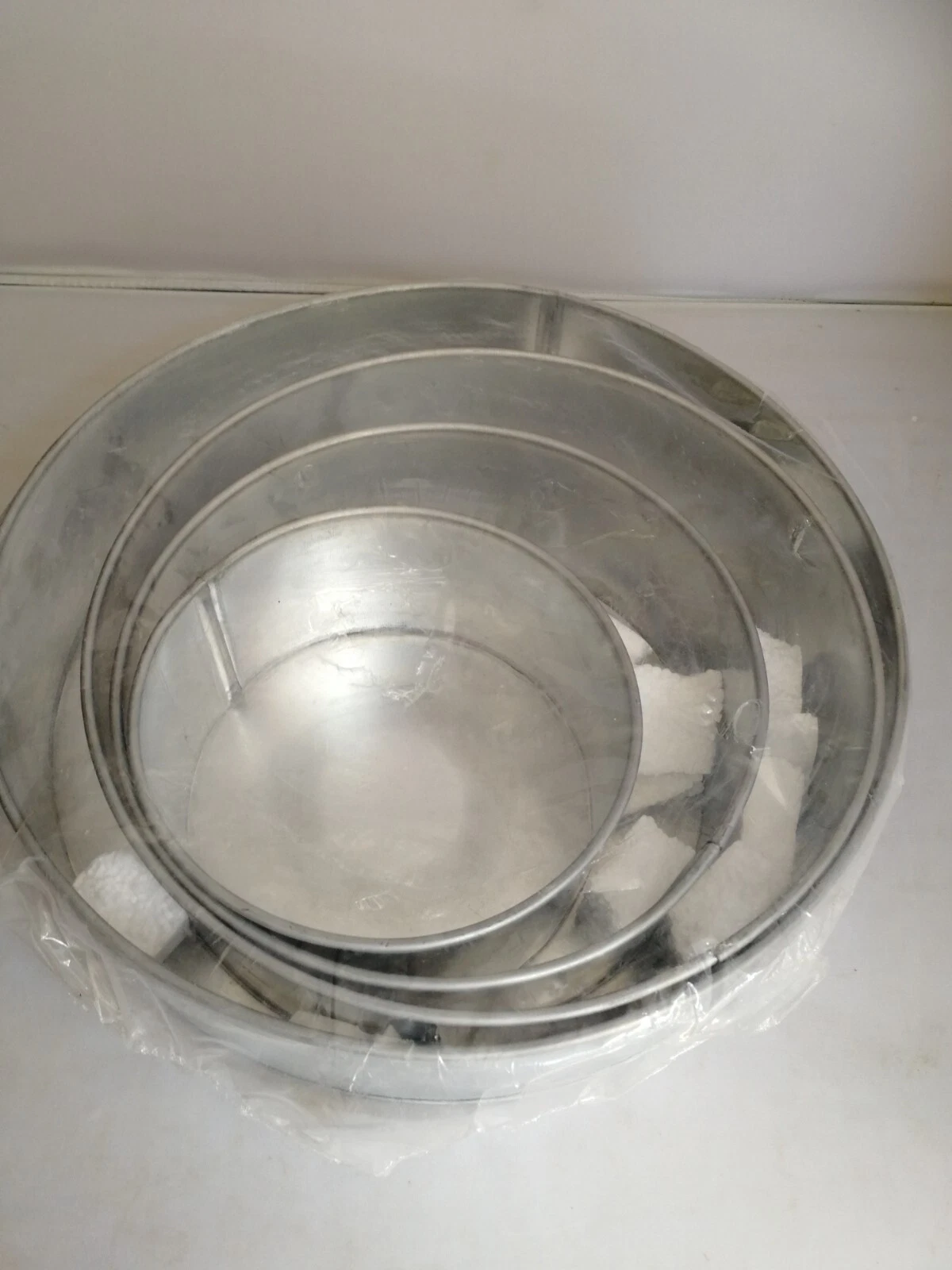 4 tier multilayer anniversary, wedding cake tins Euro tins Baking
Opens in a new window or tab