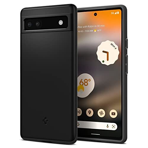 Spigen Cover Thin Fit Compatibile con Google Pixel 6a - Nero