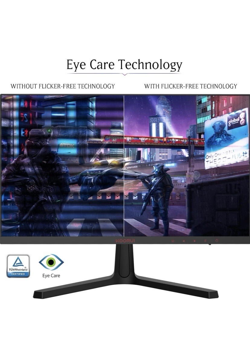 KOORUI 24 Inch Computer Monitor -FHD 1080P Gaming Monitor 165Hz | eBay