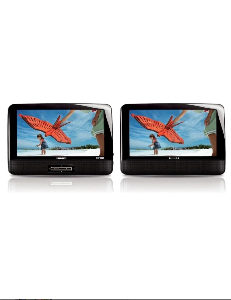 Philips PD9012M/37 9-inch Dual Screen Portable DVD Player For Travelers - Image 3 of 4