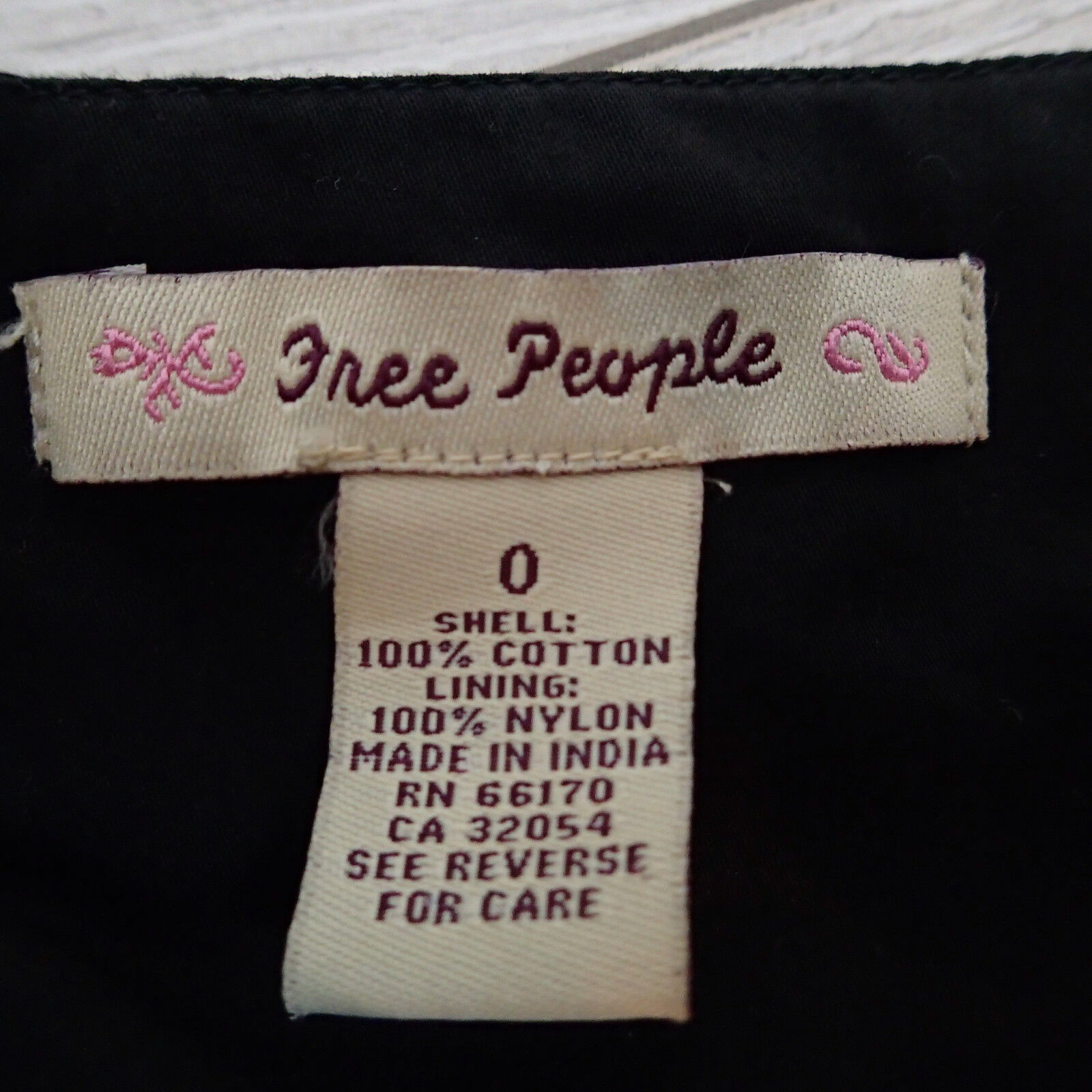 Free People Black silver Beaded  Skirt 0 lace cot… - image 12