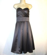 Bill Levkoff - Sleeveless Dark Gray Prom / Cocktail Party Dress -Sz 4