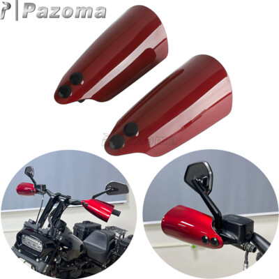 2Pcs Handlebar Hand Guards For Harley Dyna Super Glide FXD FXDC FXDSE FXDI FXDXI