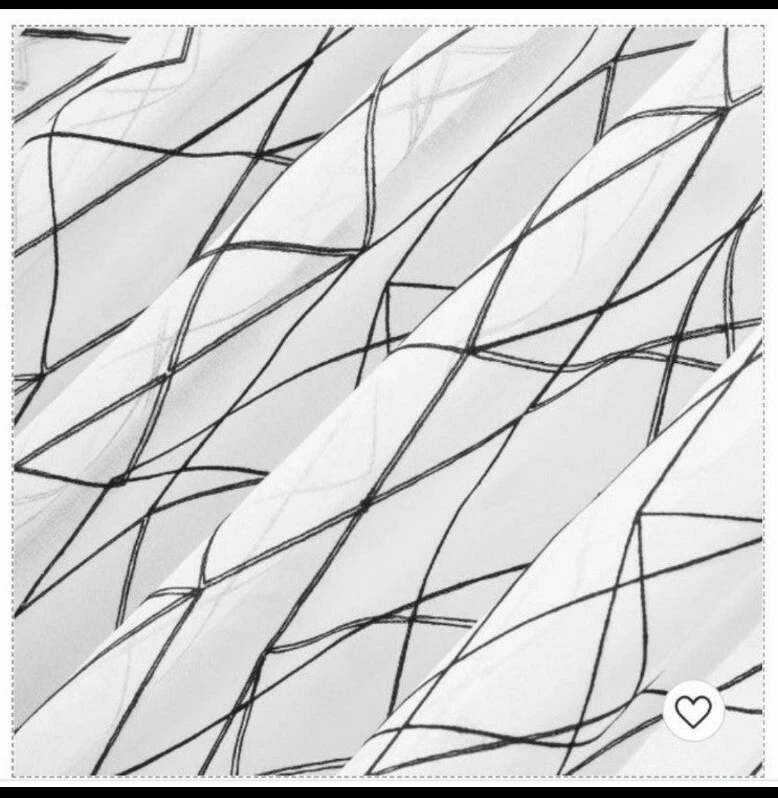 Barra filtradora de luz bordada geométrica abstracta panel cortina de bolsillo Foto 2 de 3