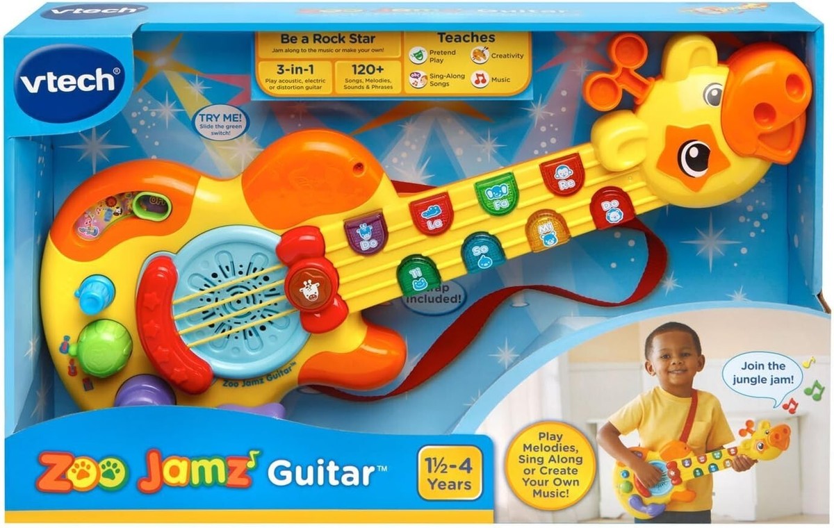 VTech ZOO JAMZ Giraffe Guitar - Light Up Musical Animal Sounds: 80