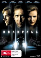 Deadfall region 4 DVD (1993 Michael Biehn / Nicolas Cage drama movie) t362