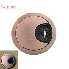 50mm 60mm 80mm PC Computer Desk Plastic Grommet Table Cable Tidy Wire Hole Cover