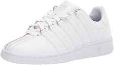 Man K-Swiss Classic VN Leather Sneaker 07321-101-M Color White/White New
