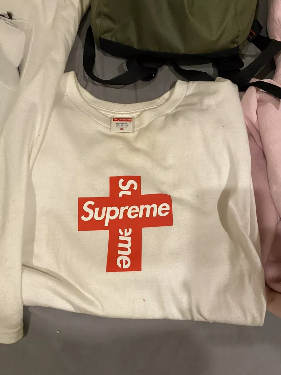 Supreme Cross Box Logo Tee | eBay