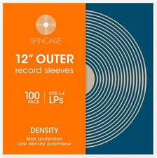 Custodie Per Dischi In Vinile Spldsun - 50pz Semitrasparenti, Antistatiche, 30.5cm, Protezione Angoli Arrotondati - Foto 9