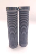 Black Unbranded Lock-On Bicycle Grips - Dual Lock - MTB BMX