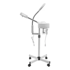 Facial Steamer LED 5x Magnifying Lamp Hot Ozone Beauty Salon Spa Equipment 