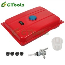 Universal 6.6 Gallon Gas Fuel Tank Secondary Generator Gauge Cap Petcock Filter