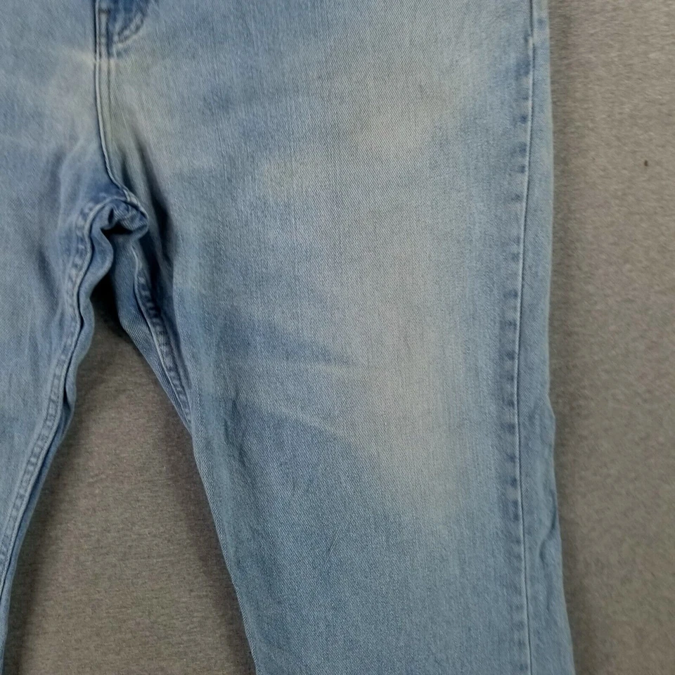 Saddlebred Big & Tall 48x30 Classic Fit Blue Jeans Light Wash Faded Broken In - Image 2 of 4