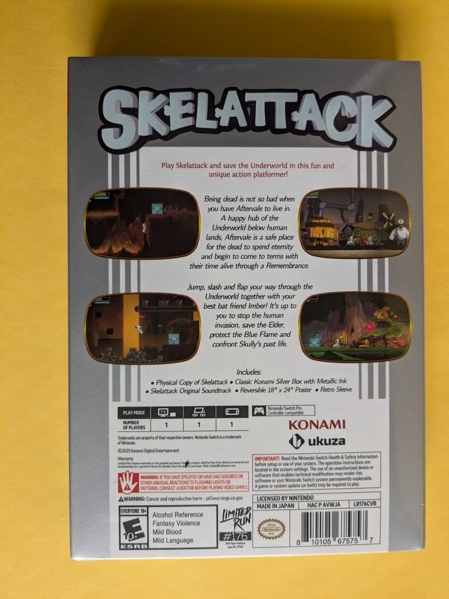 Switch Limited Run #176: Skelattack Classic Edition SEALED NEW