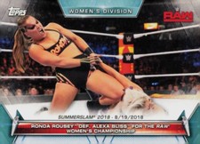 2019 Topps WWE Women's Division Ronda Rousey #82