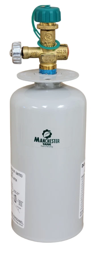New Refillable 1lb Propane Tank Not Throw Away Camping Stove Heater Grill LP