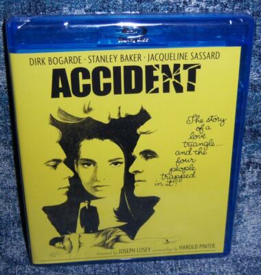 NEW RARE OOP KINO LORBER DIRK BOGARDE STANLEY BAKER ACCIDENT MOVIE BLU RAY 1967