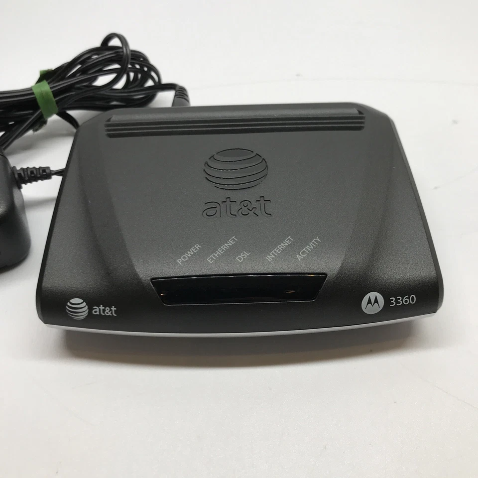 Módem de alta velocidad DSL Motorola 3360 (581211-003-00) 24 Mbps nuevo en caja Foto 2 de 4