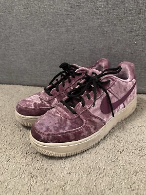 Nike Air Force Crushed Velvet Size Tea Berry