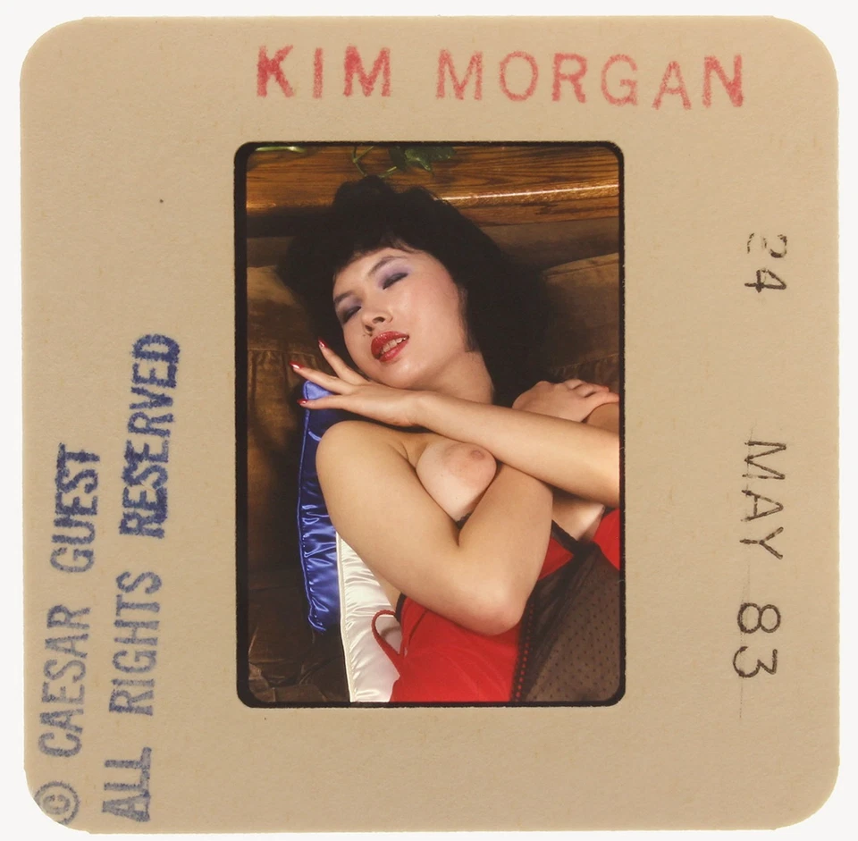 KRISTARA BARRINGTON ~ Vintage 1980's Girlie Pin Up 35MM SLIDE ~ Photo Nude m20 - Image 2 of 2