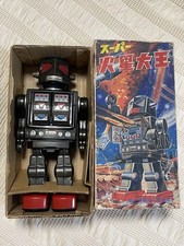 Showa Retro Super Mars King Tin Robot