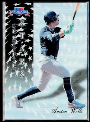 2025 Panini Crusade #22 Austin Wells Certified Stars