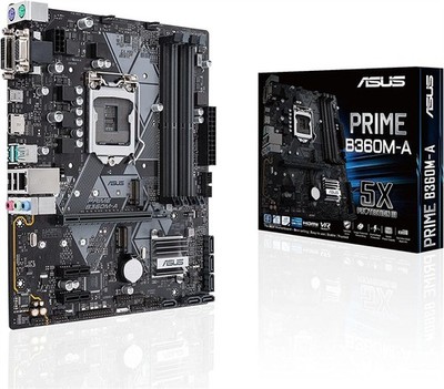 Asus Prime B360M-A Motherboard for 8th/9th Gen Intel CPUs - LGA1151, DDR4, ATX