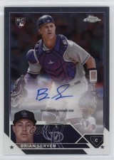 2023 Topps Chrome Update Auto Brian Serven #AC-BSE Auto 09wc