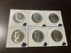 1967 kennedy half dollar lot of 6 coins #25