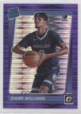 2021 Donruss Optic Target Box Set Purple Pulsar Prizm Ziaire Williams #198 01ya