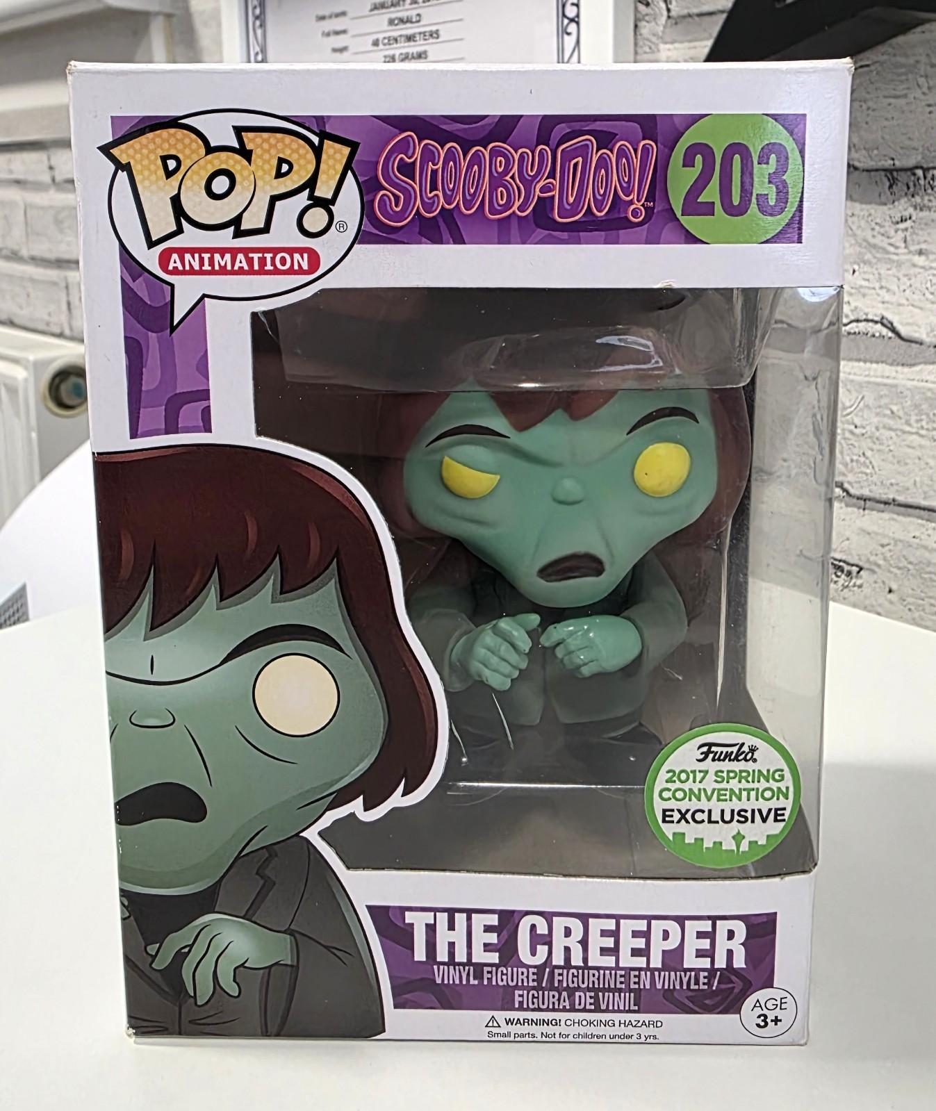 The Creeper - #203 - Funko Pop! - Animación - Scoby-Doo - 2017 Exclusivo De Scc
