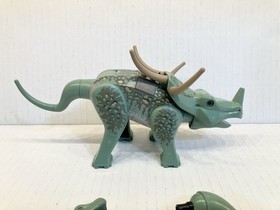 Lego Dinosaurs Styracosaurus 6722 with Dark Tan Horns, Dino Only, Please READ