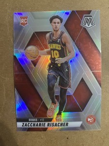 2024-25 Mosaic Basketball Zaccharie Risacher RC Silver Prizm # 213