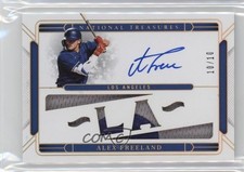 2025 Panini National Treasures Holo Gold 10/10 Alex Freeland #DC-AFR Auto 4k8