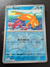 Pokemon Obsidian Flames Buizel Reverse Holo Common Card 048/197 NM