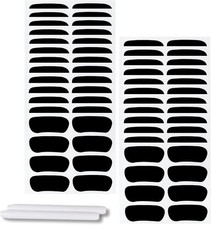 100 Pairs Sports Eye Black Stickers Set for Softball, Football,