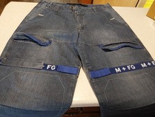 VTG Marithe Francois Girbaud Baggy Denim JEANS 38M Blue Tape