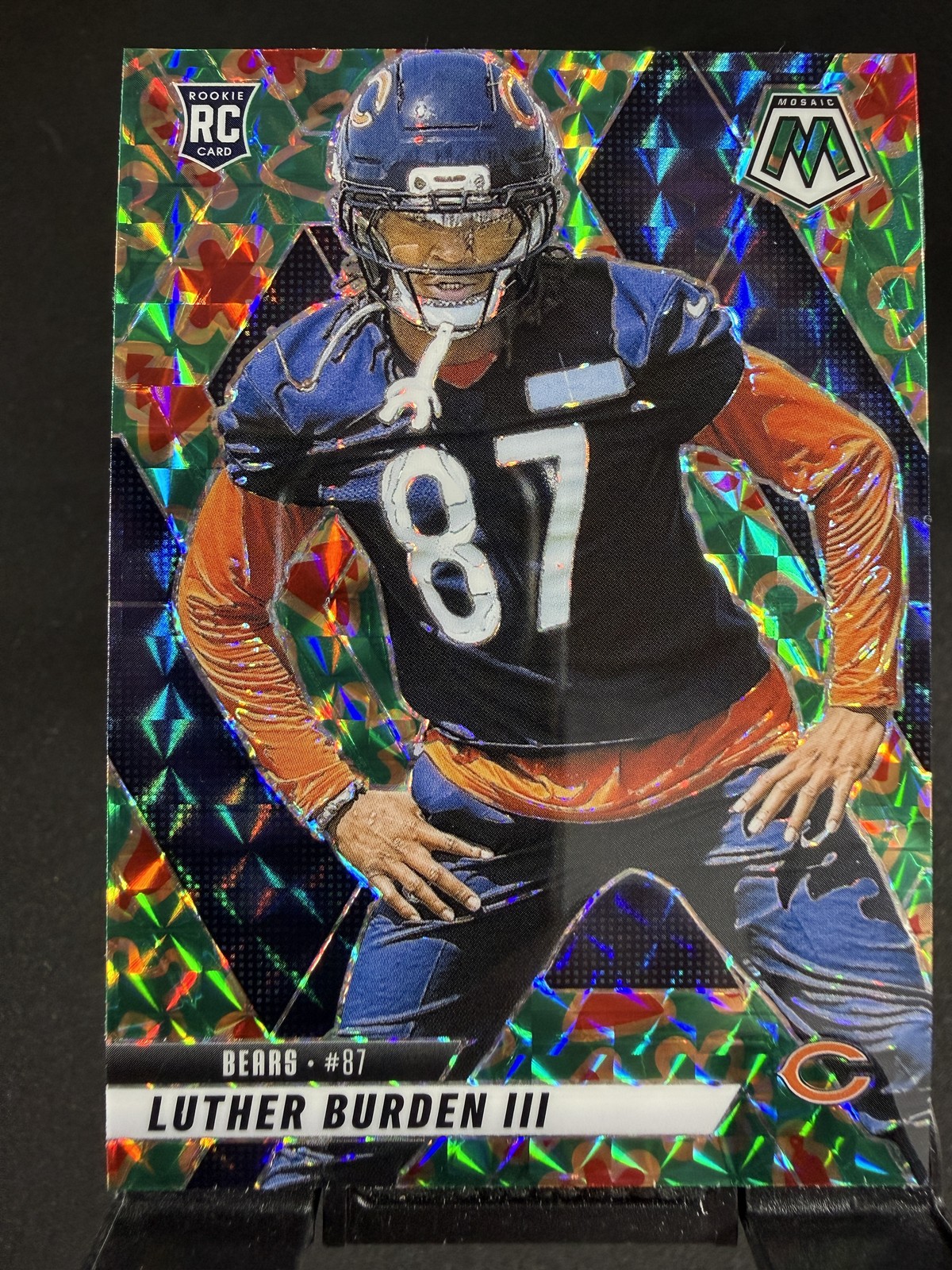 2025 Panini Mosaic #383 Luther Burden III Mosaic Cookies RC