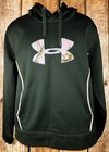 Under Armour Womens Loose Fit Green Hoodie XXL - Pink Camo Logo