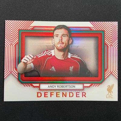 2025 Futera Liverpool Andy Robertson Defender Red Color Match 30/49 ZD5959