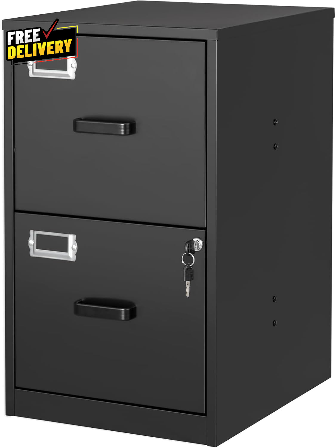 2 Drawer File Cabinet with Lock Vertical Filing Storage Cabinet Office Home.....