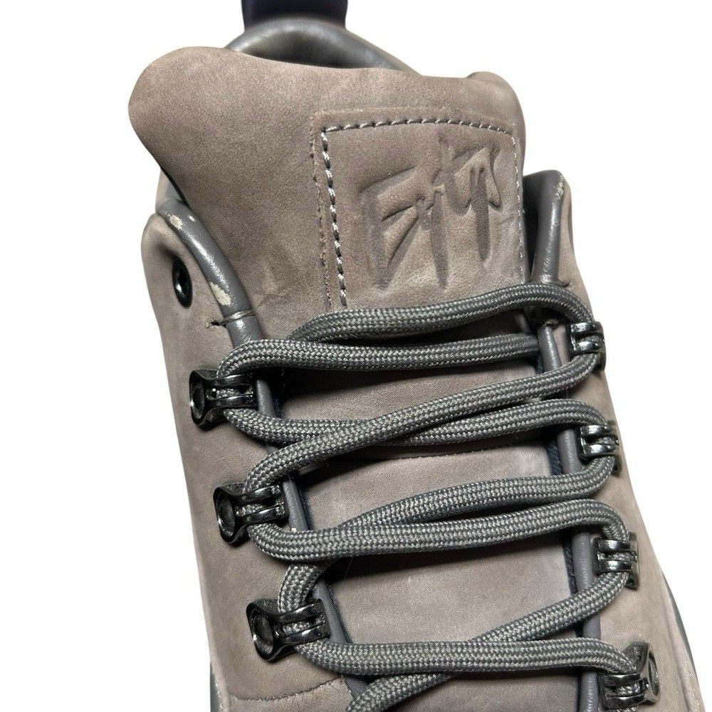 SAOLA Eytys Angel Uomo 10 Grigio Nubuck Chunky Platform Scarpe da Escursionismo Streetwear