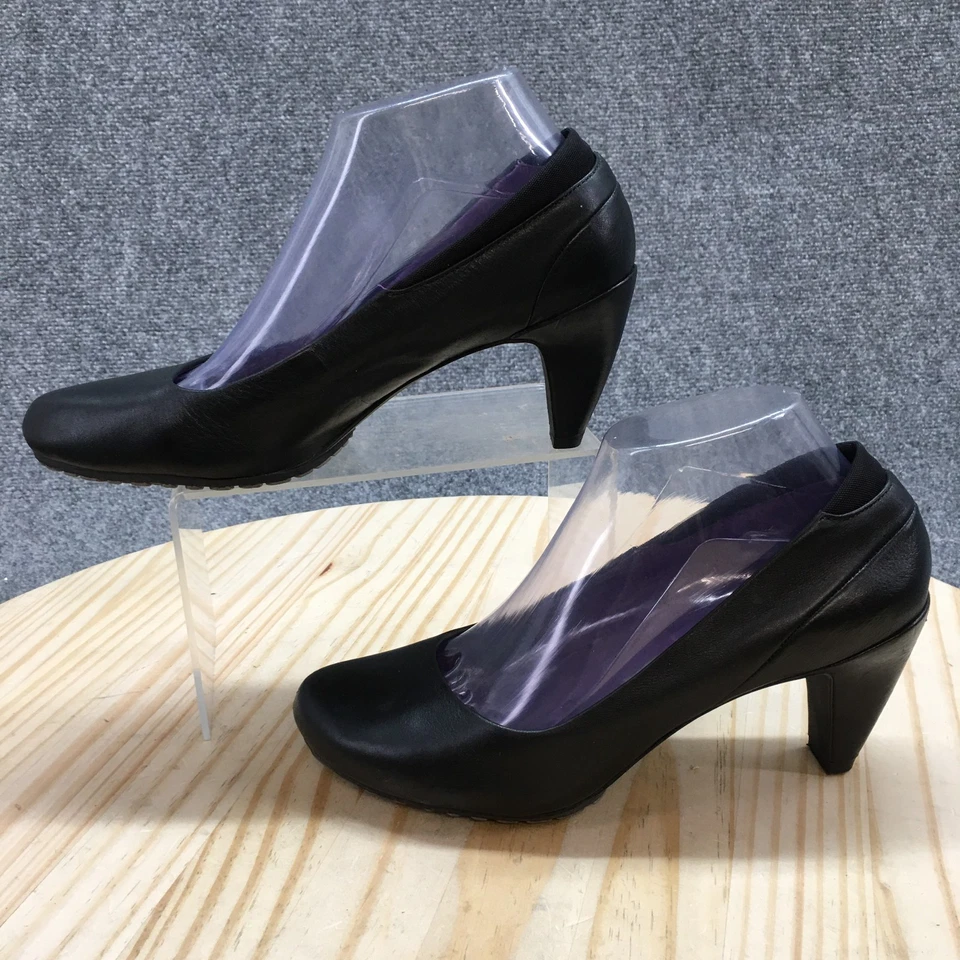 Zapatos de tacón informales TSUBO para mujer 7,5 Dufay sin cordones de cuero negro Foto 2 de 4