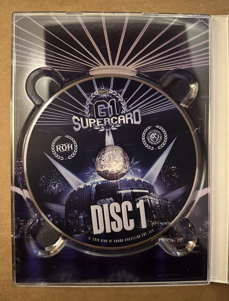 ROH NJPW G1 Supercard DVD Wrestling Okada Ibushi Ospreay Bandido AEW WWE PWG - Image 3 of 4