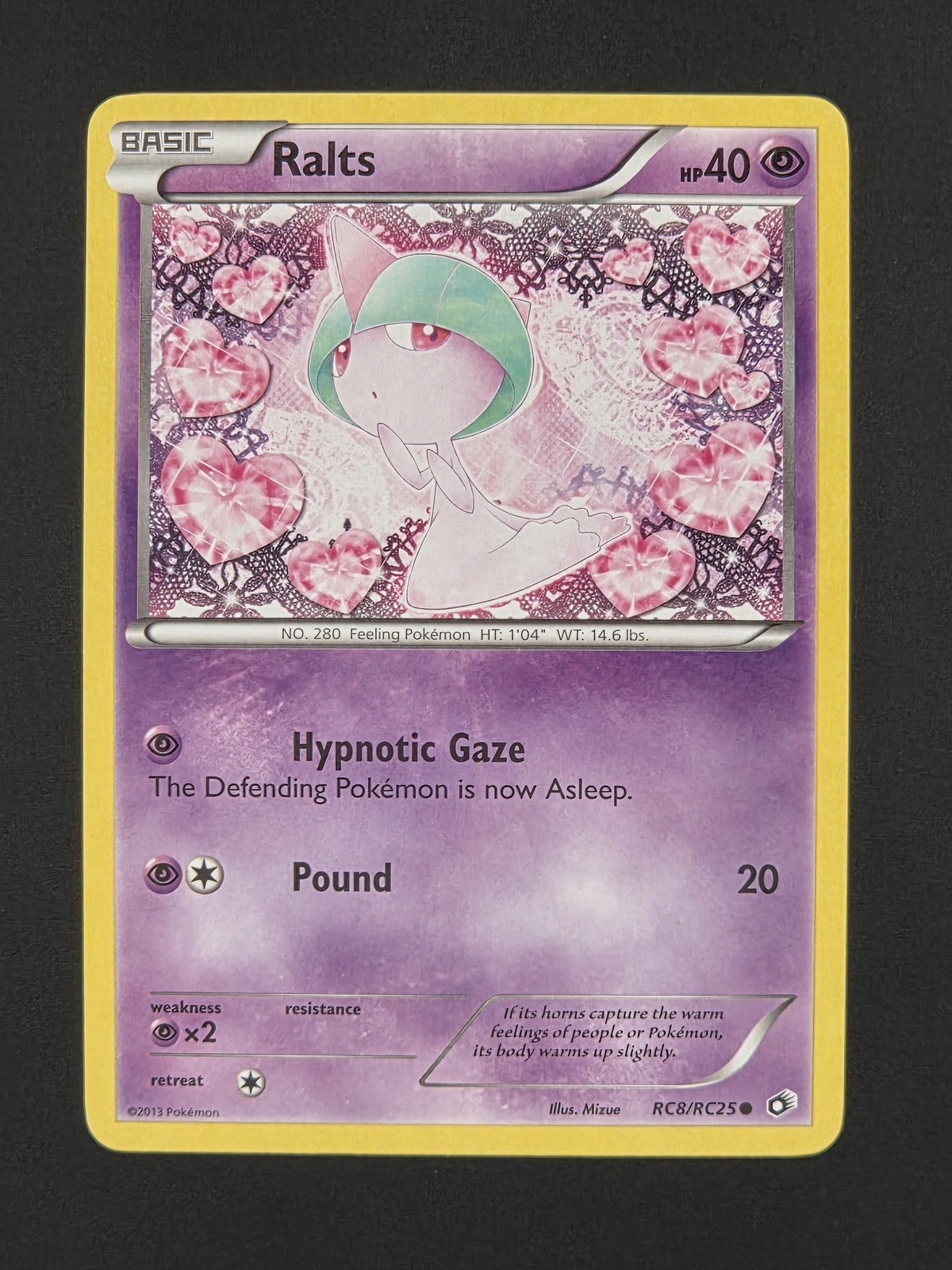 Ralts RC8/RC25 HOLO Pokemon TCG Legendary Treasures: Radiant Collection NM