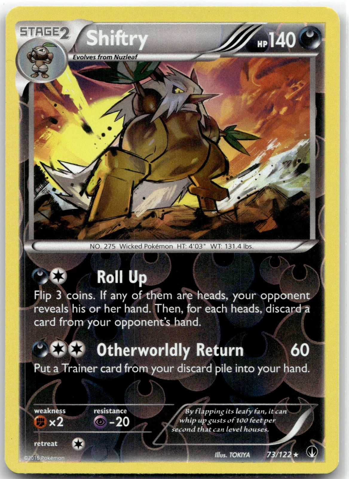 Shiftry Reverse Holofoil [BKP - 73/122]