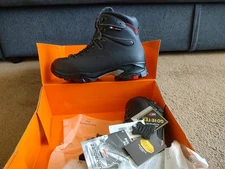 New Zamberlan 996 Vioz GTX Hydrobloc DK Grey Men's Hiking Boots In Box Size 8 ½