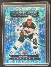 2022-23 Upper Deck Matt Boldy Dazzlers Blue Rookie RC #DZ-28 Wild