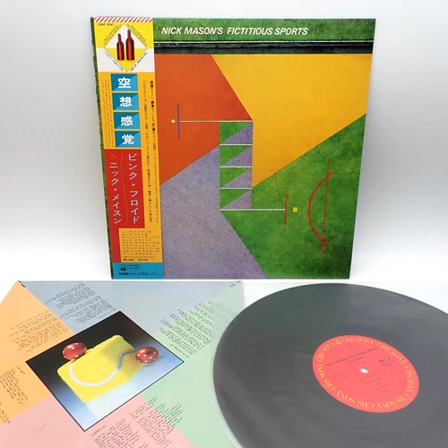 Nick Mason ‎– Fictitious Sports Japan LP OBI VINYL CBS/Sony ‎– 25AP 2047